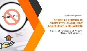Notice of Termination of property management agreement