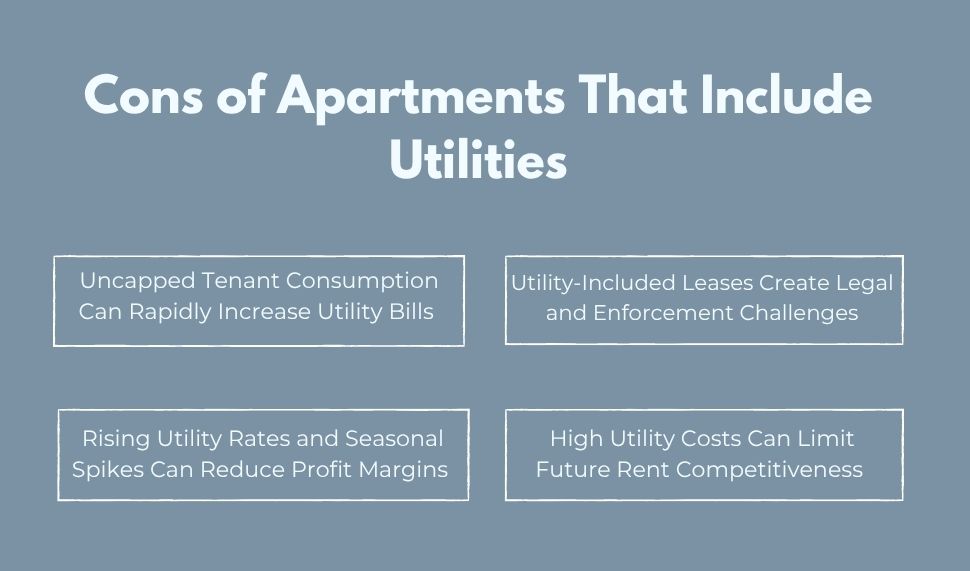 Are Apartments with Paid Utilities Worth It for Landlords? What Are the Drawbacks of Apartments That Include Utilities?