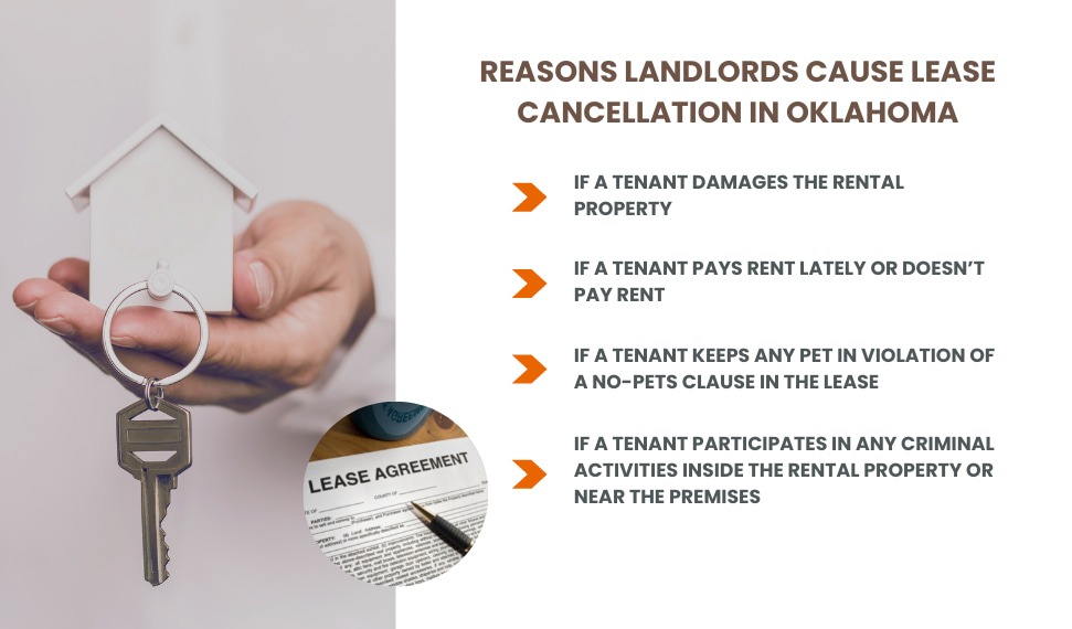 reasons landlords causes early lease termination