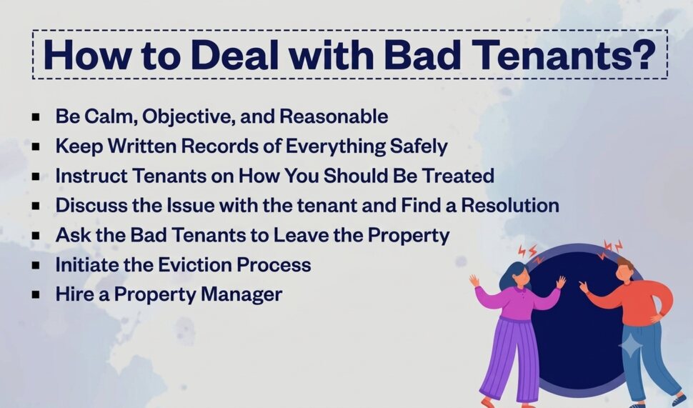 how to deal with bad tenants