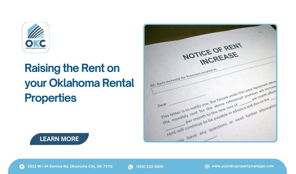 how to raise the rent in oklahoma city