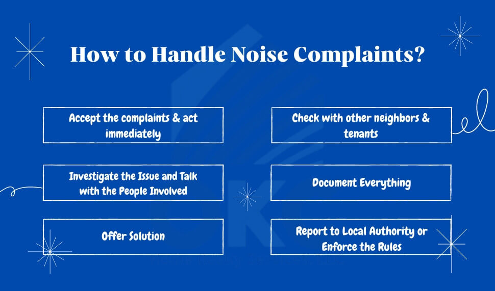 how to handle noise complaints