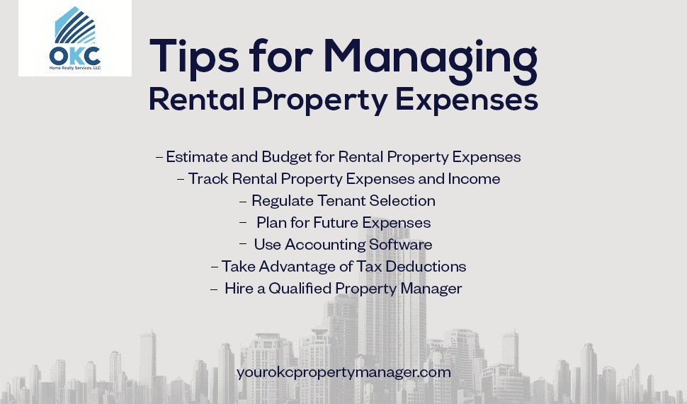 tips for managing rental property expenses