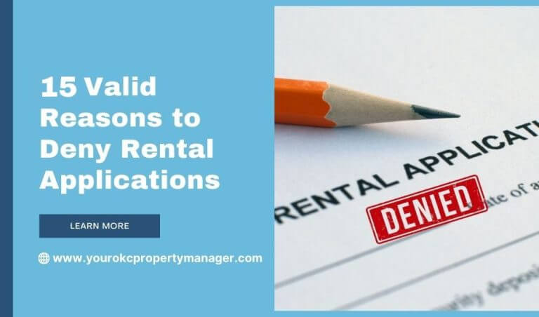 Valid reasons to deny rental application