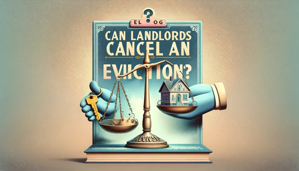 Can a Landlord Cancel an Eviction