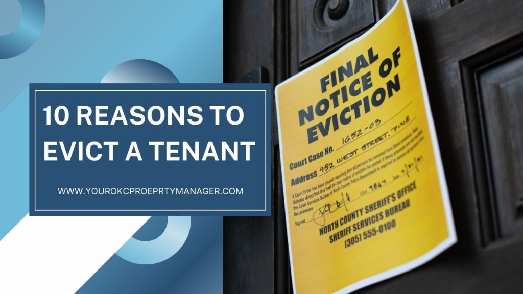 Reasons to Evict a Tenant: