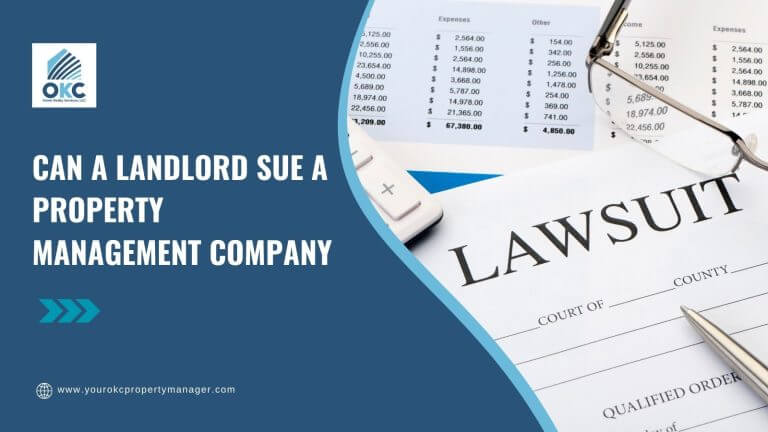 Can a landlord sue a property management company
