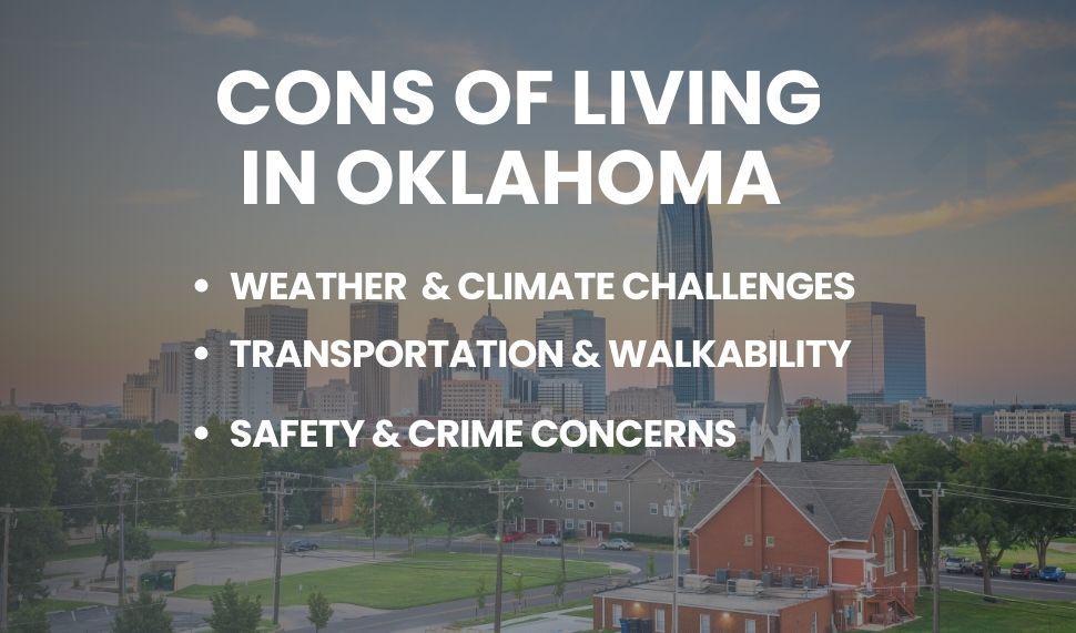 cons of living in Oklahoma