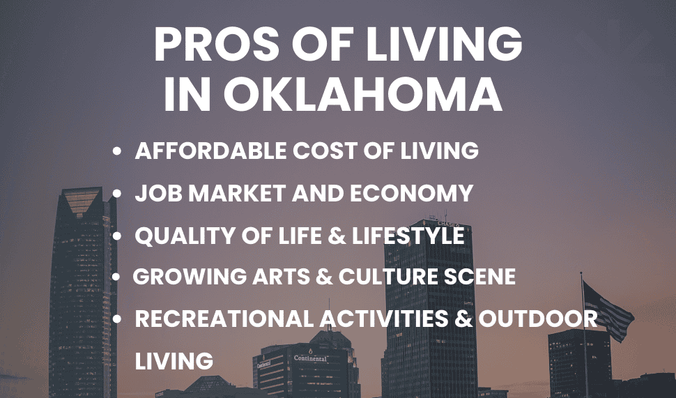 pros of living in Oklahoma