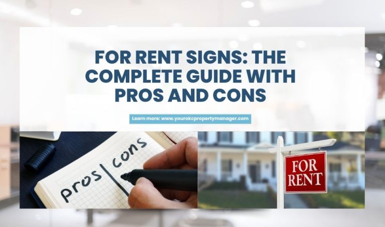 For Rent Signs: The Complete Guide With Pros and Cons