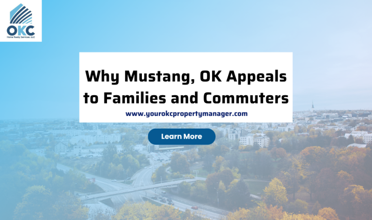 why mustang, ok appeals to families and commuters