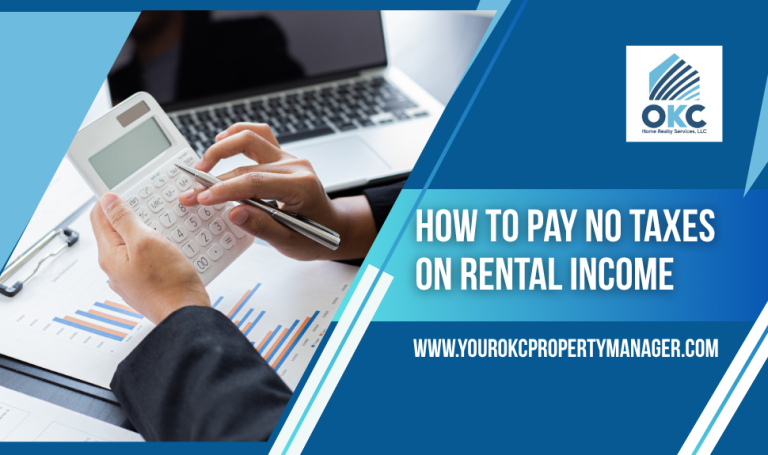 how to pay no taxes on rental income