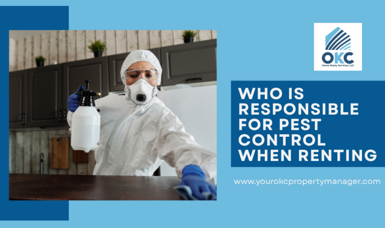 who is responsible for pest control when renting