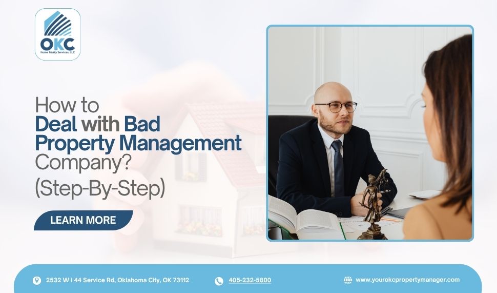 how to deal with bad property management company