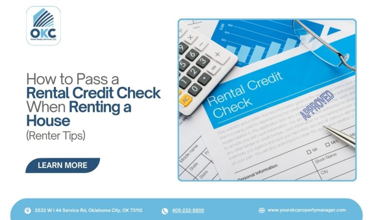 How to pass a rental credit check when renting a house