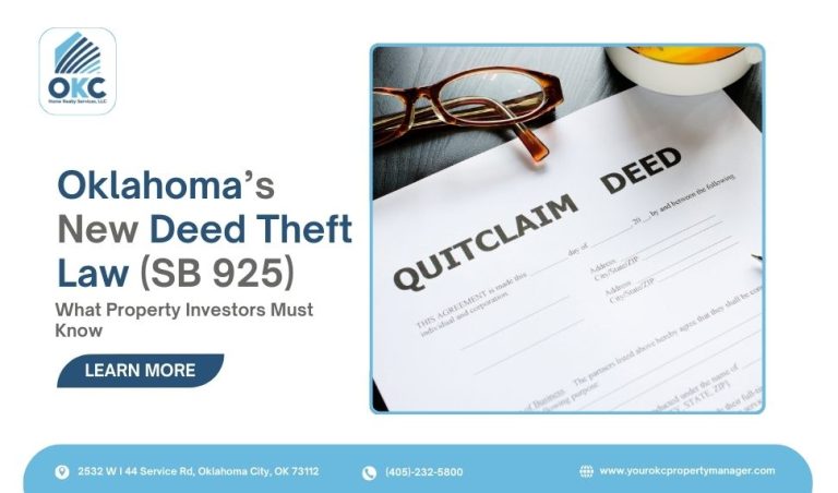 What oklahoma investors need to know about the new deed theft law