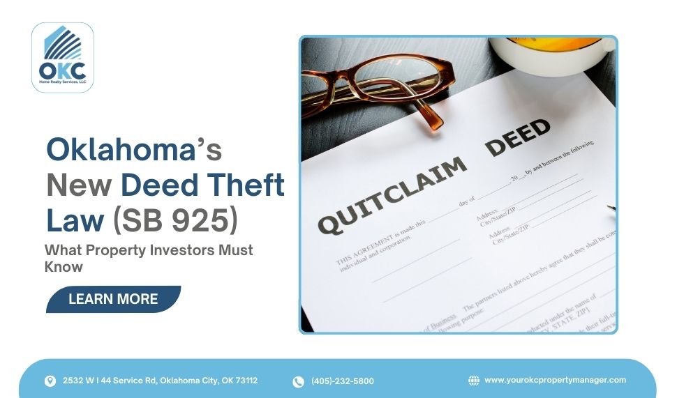 What oklahoma investors need to know about the new deed theft law