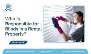 who is responsible for blinds in a rental property