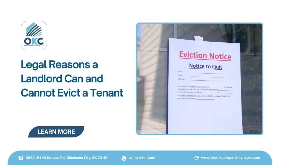 Legal Reasons a Landlord Can and Cannot Evict a Tenant