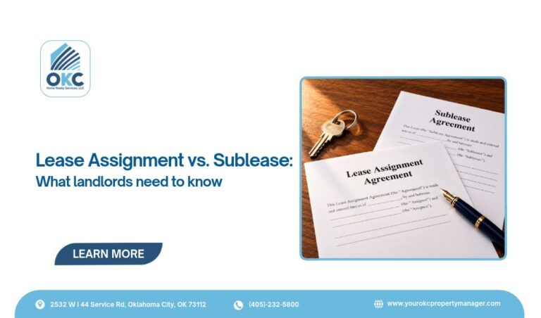 Lease assignment vs. sublease